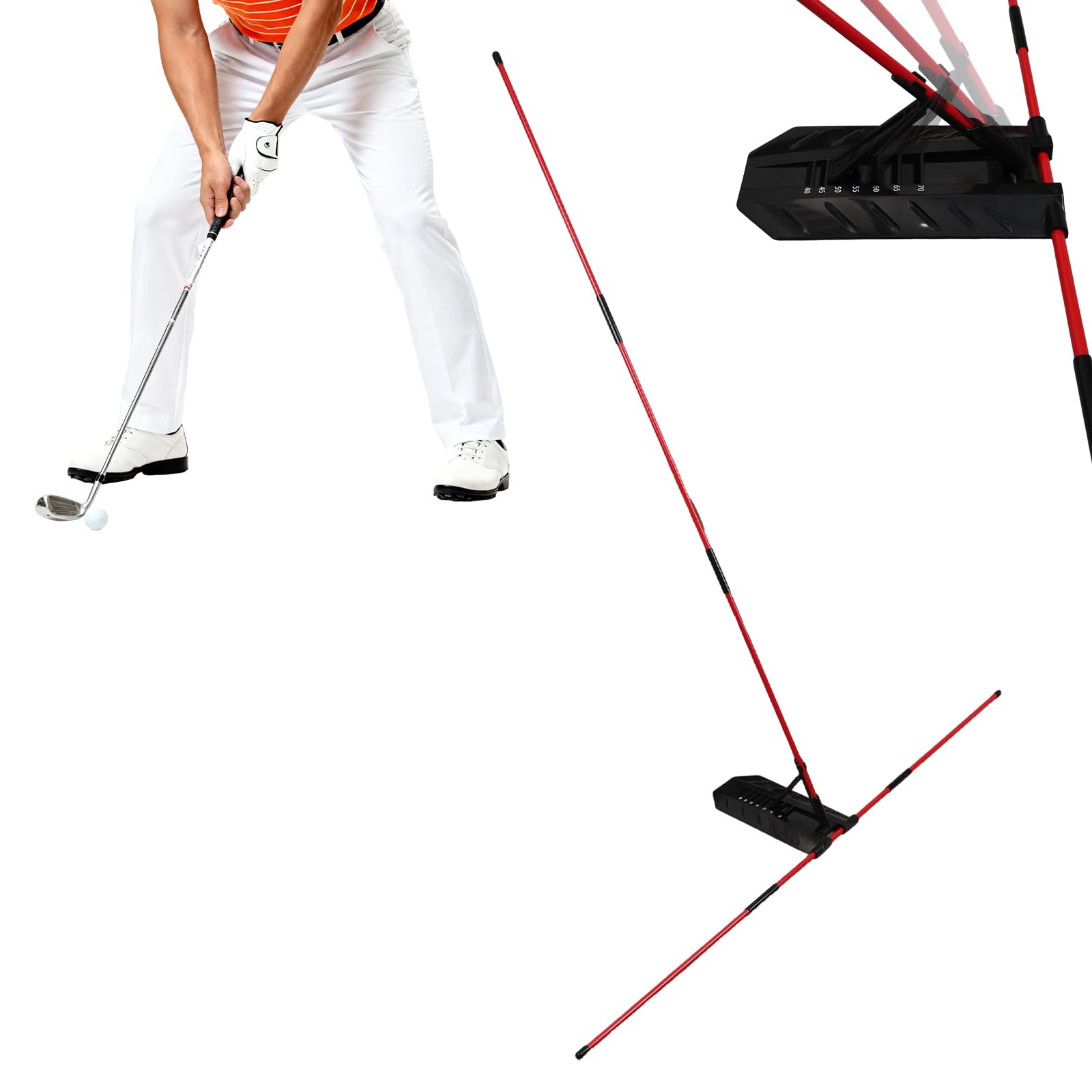 Amazon.com : Pro Golf Alignment Sticks Holder, Golf Swing Plane